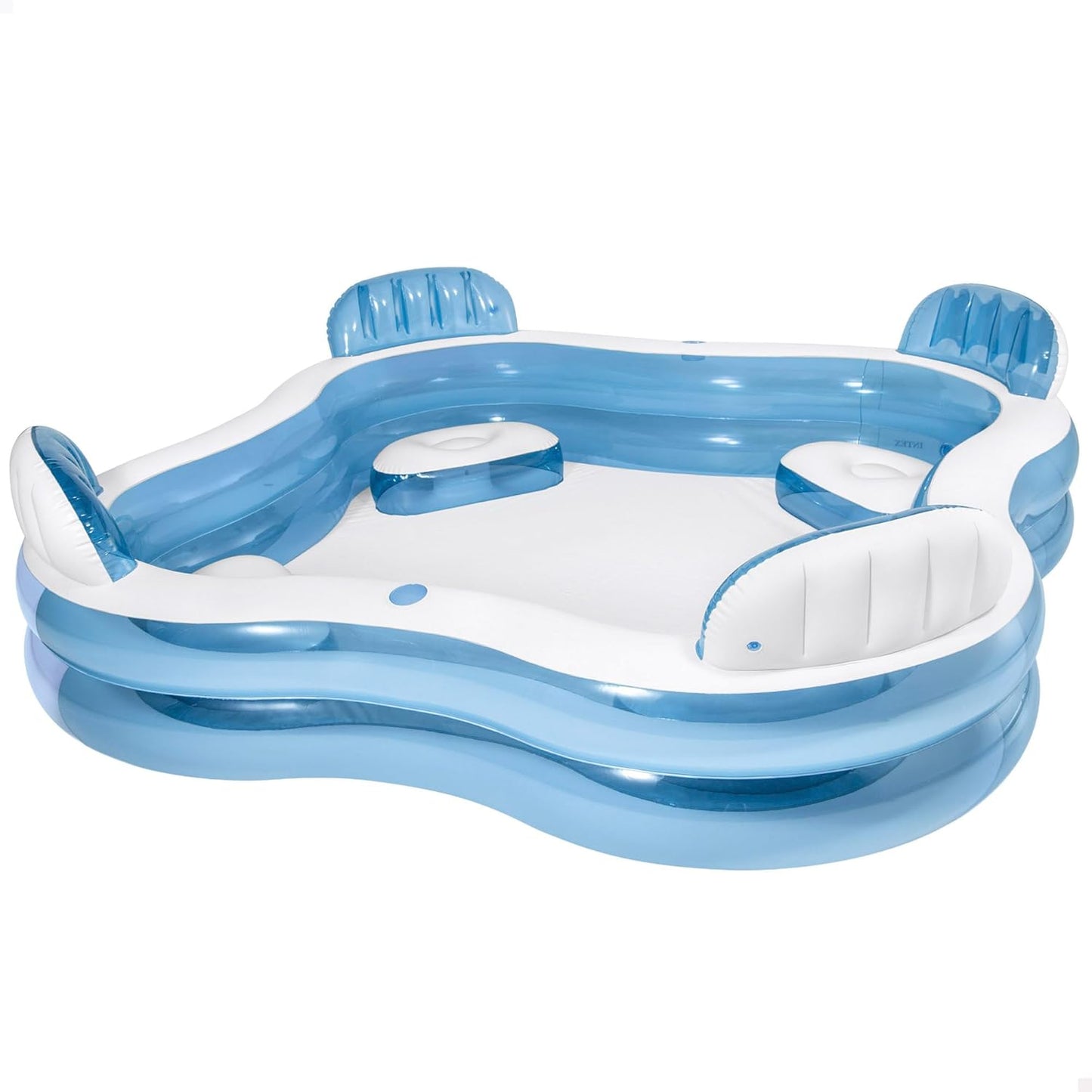 4 Oturacaqlı Komfort Model Şişmə Ailə Hovuzu – 229x229x66 sm
