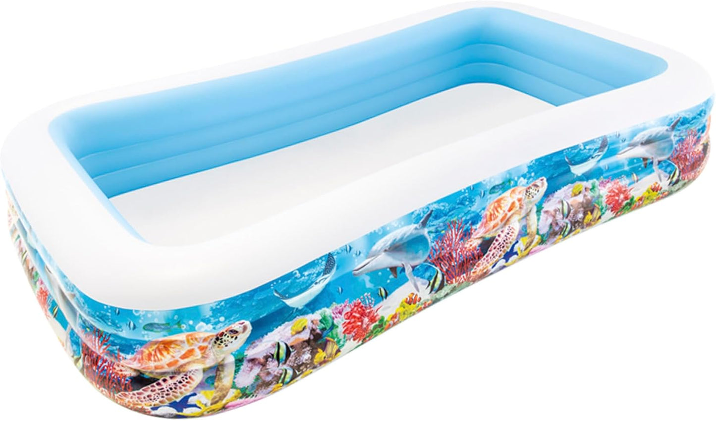 Dikdörtgen Şişmə Uşaq Hovuzu (Ailə Tipi) – 305 × 183 × 56 sm