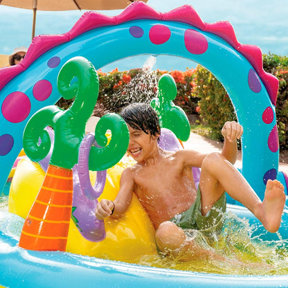 Dinozavr Dünyası Oyun Hovuzu – 302 × 229 sm 🦖💦