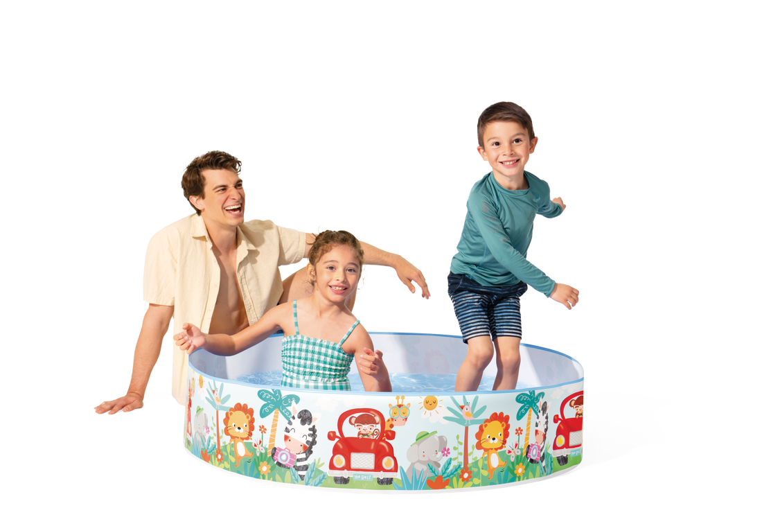 Heyvan Şəkilli Açılıb-Qurulan Uşaq Hovuzu 122×25 sm